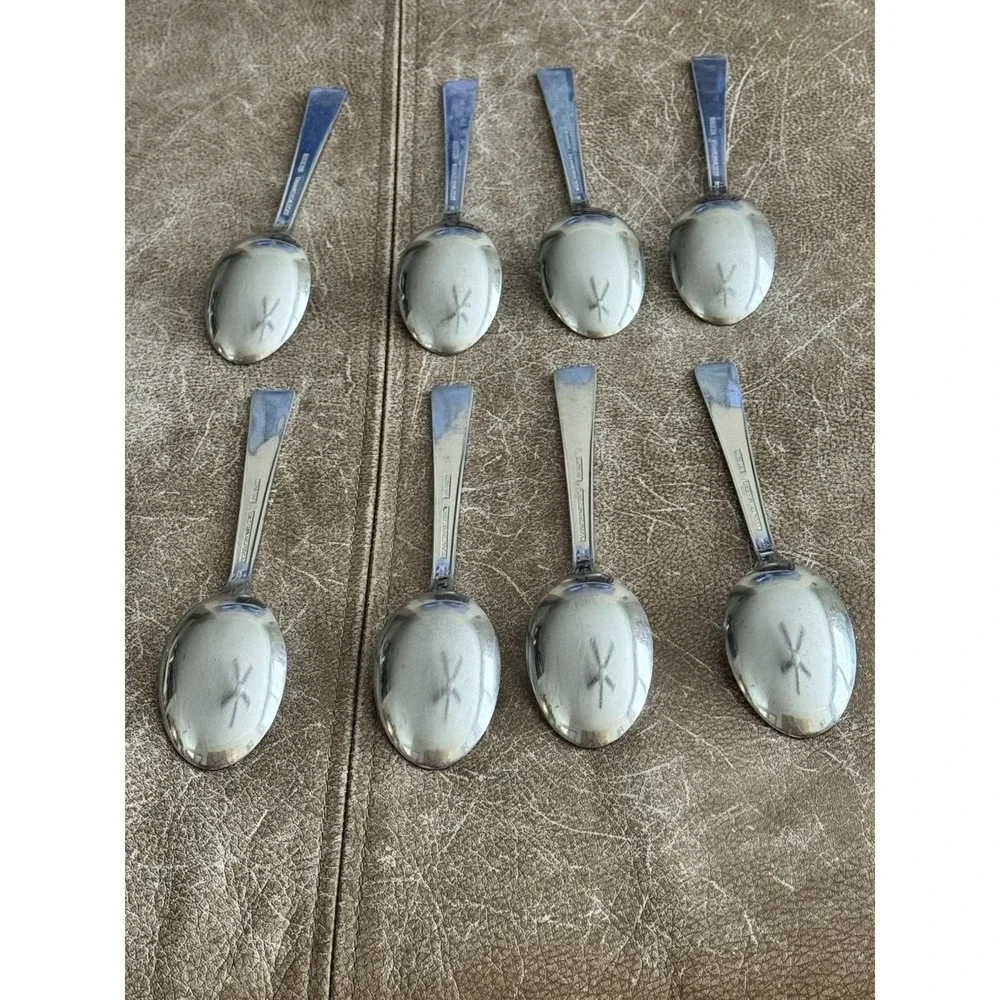 NSCO (National Stainless) Japan Sea Cliff‎ Pattern MCM 8 Tablespoons 7